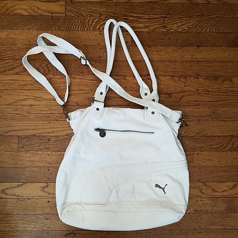 White Puma Purse